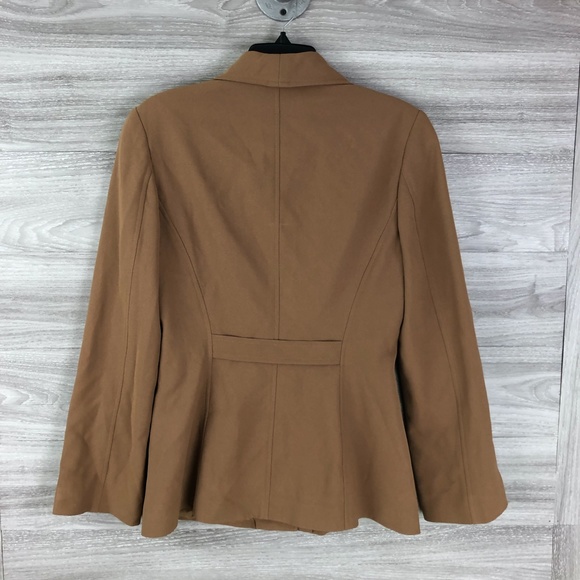 BCBGMaxAzria Tan Button Front Jacket - Picture 5 of 7